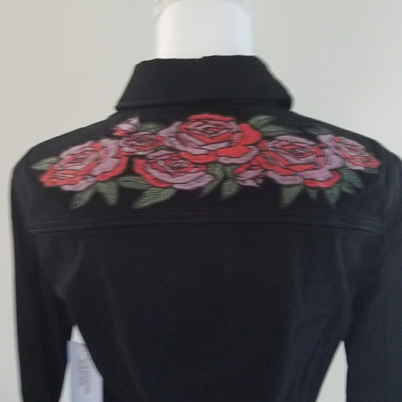 Limited edition lula roe embroidered denim… - Picture 4 of 6